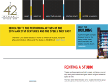 Tablet Screenshot of new42studios.org